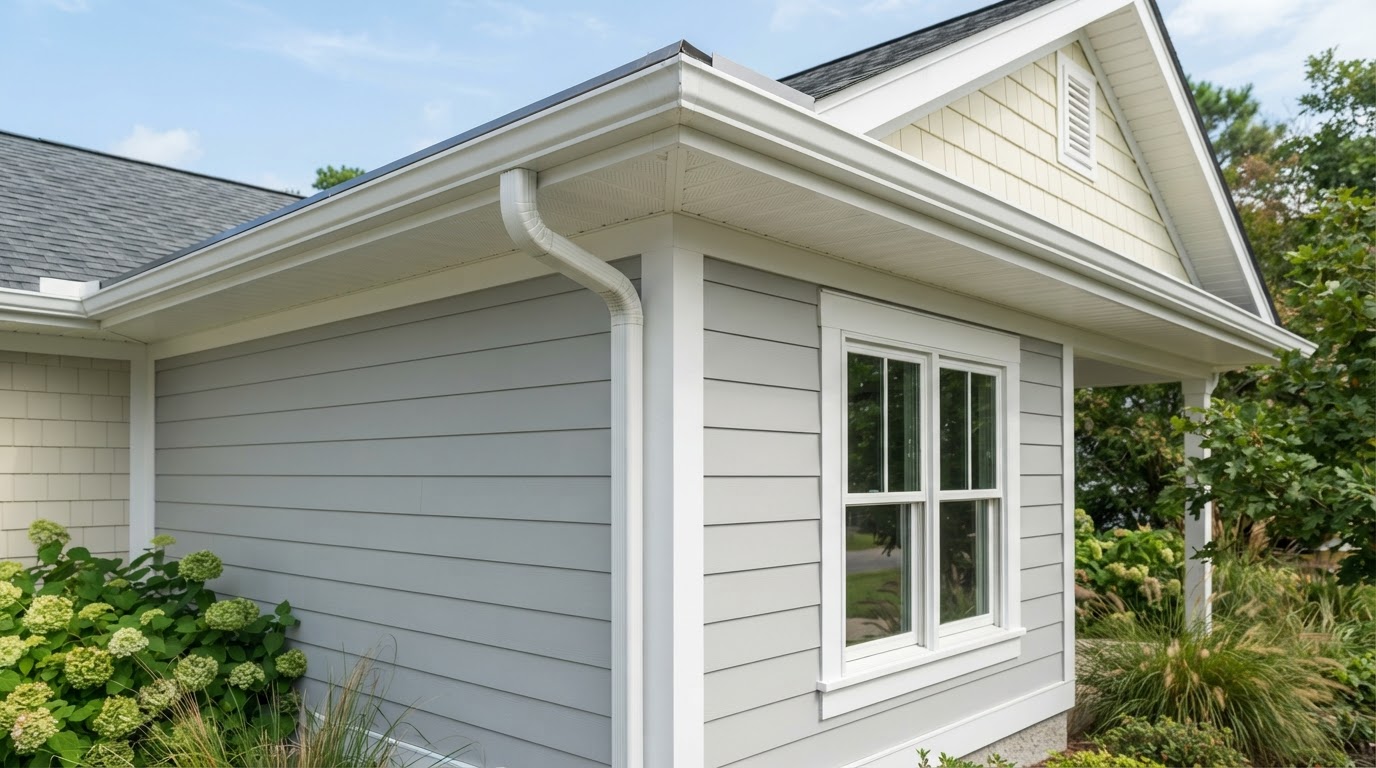 Soffit fascia and exterior trim installation in Wilmington NC