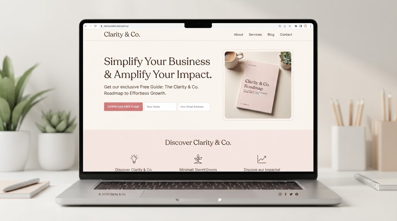 Clarity & Co. — Lead Generation Funnel preview