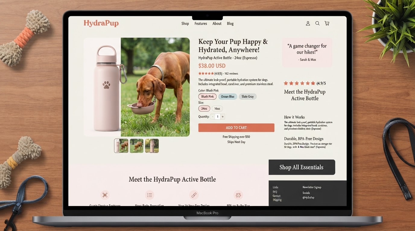 HydraPup — Sales Funnel preview