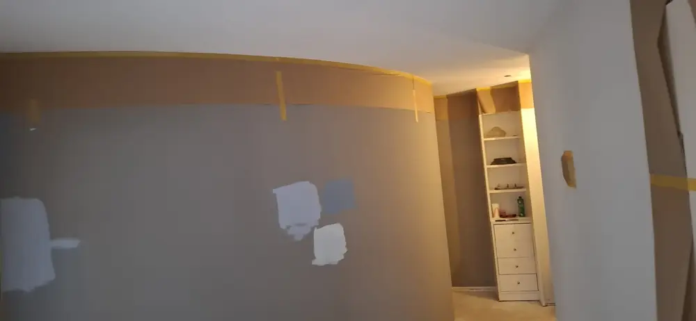 Woonkamer geschilderd in Helvoirt