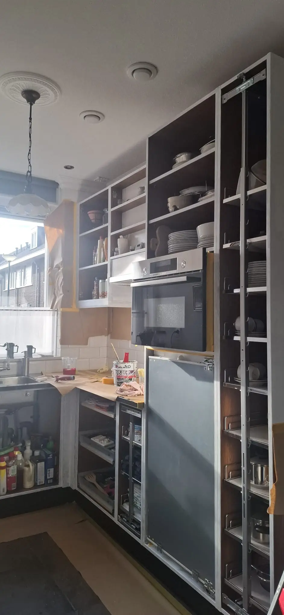 Keuken geschilderd in Helvoirt, Vught en omgeving, na afloop