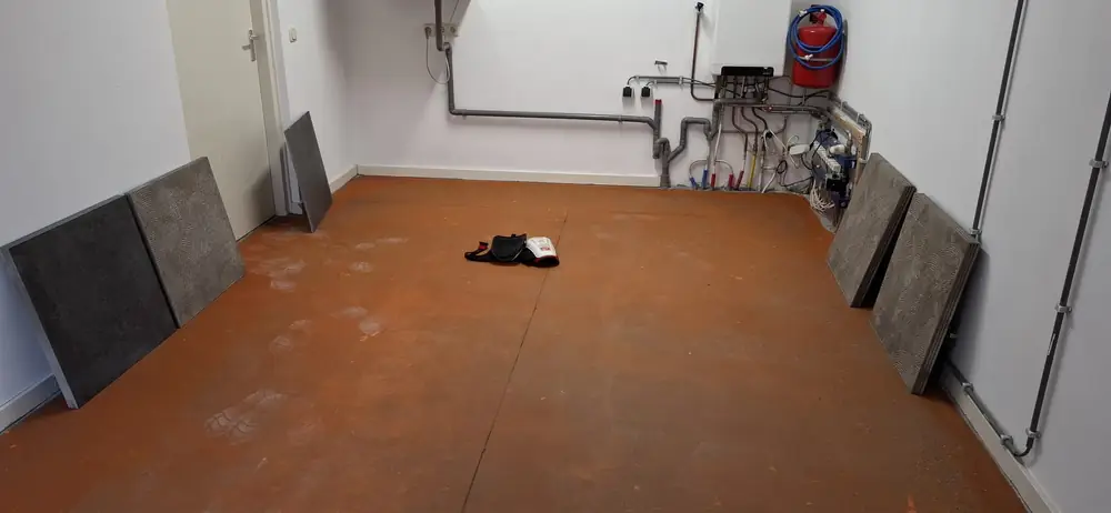 Vloer betegeld in Helvoirt