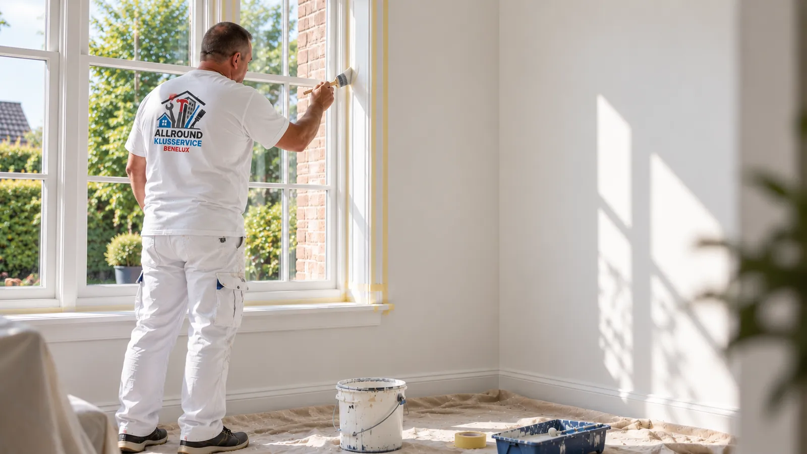 Klusbedrijf Allround klus service benelux aan het werk in en rond de woning
