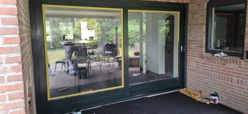 Schuifpui geschilderd in Helvoirt, Vught en omgeving, vooraf