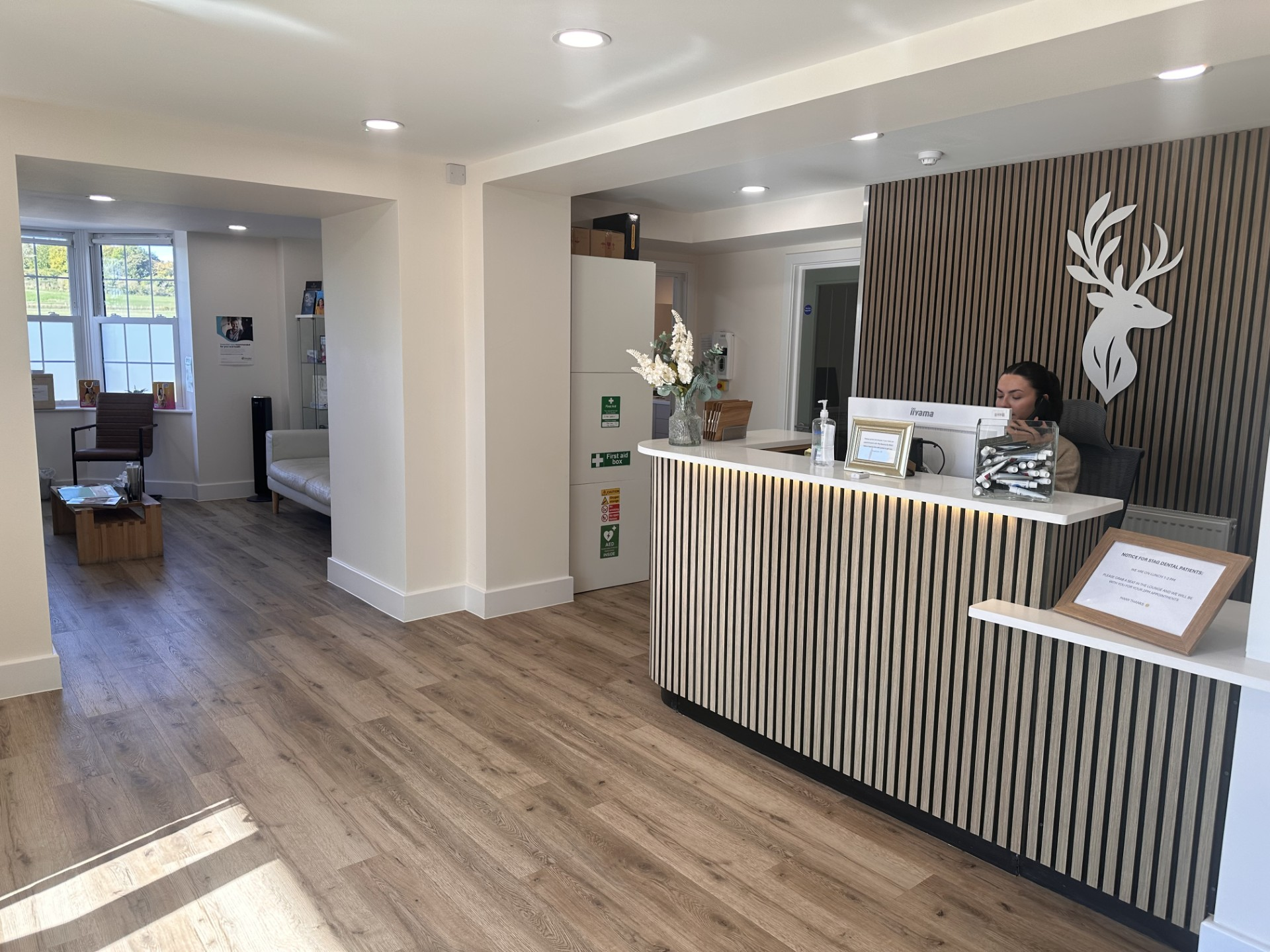 The Stag Dental and Wellbeing Centre Reception