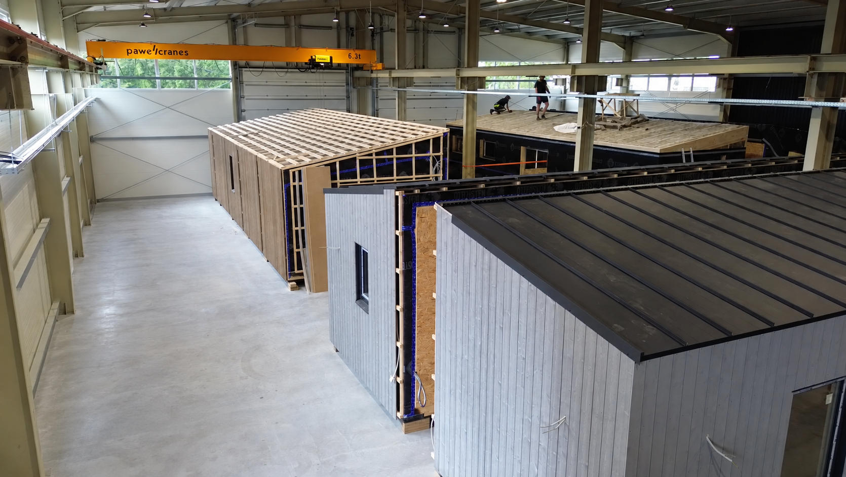 Tikmodul gamykla Šilalėje – modulinio namo gamyba
