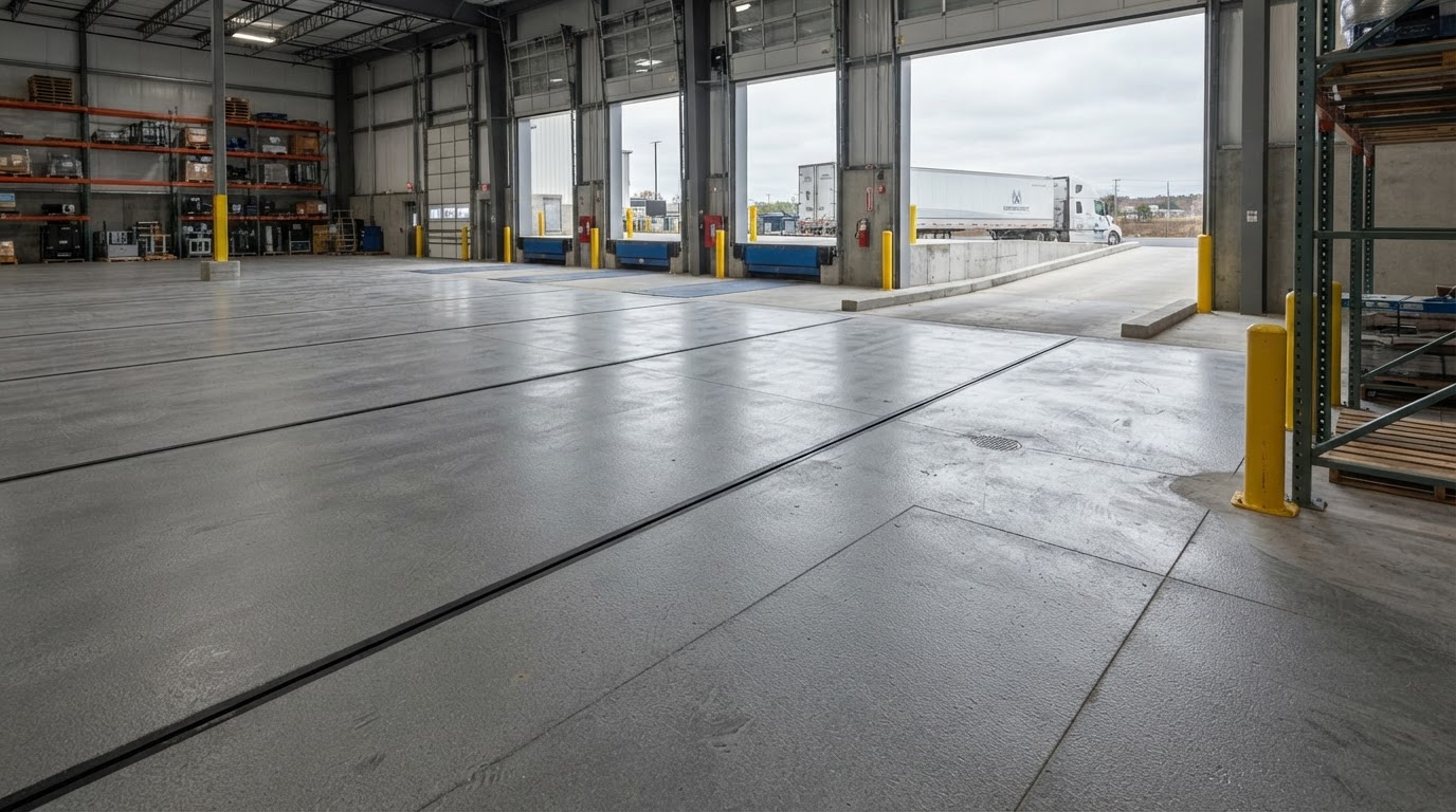 Commercial Polyurea Floor Coatings finished floor in Lynn, MA