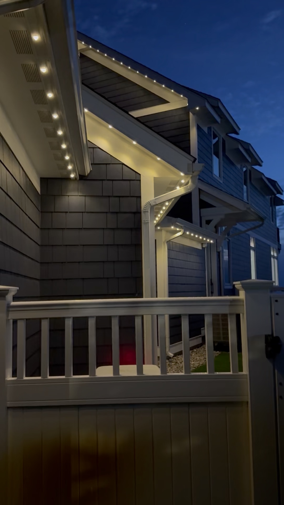 Aurora Invisilight Permanent Lighting installation in Venice, Florida by Aurora Premier Lighting
