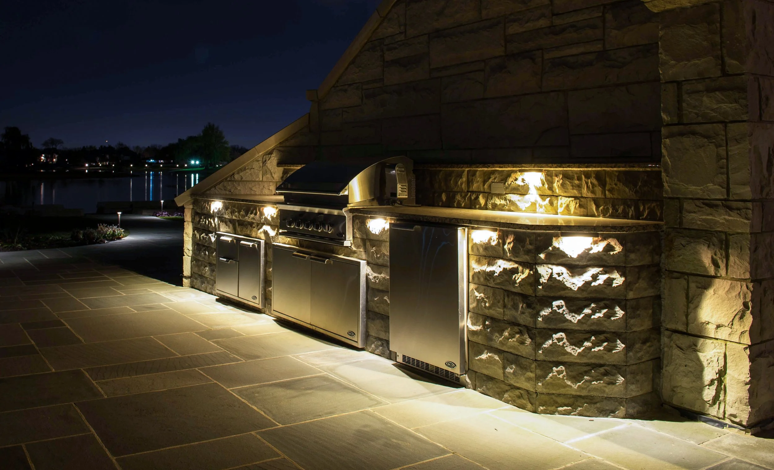 Aurora Premium Landscape & Architectural Lighting installation by Aurora Premier Lighting — photo 1