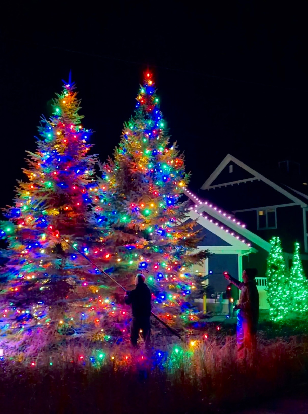 Traditional Seasonal Holiday Lighting installation in West Michigan by Aurora Premier Lighting