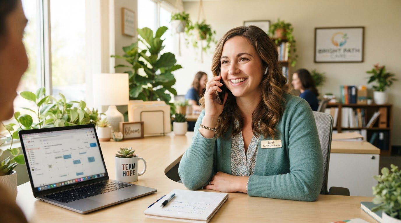 Care Ease Staffing care coordinator ready to help your family