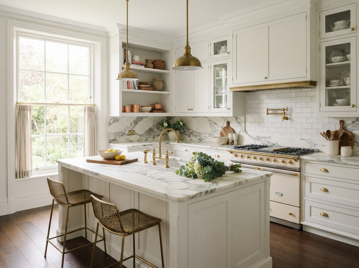 Heritage Brownstone — Classic Renewal kitchen in Park Slope, Brooklyn