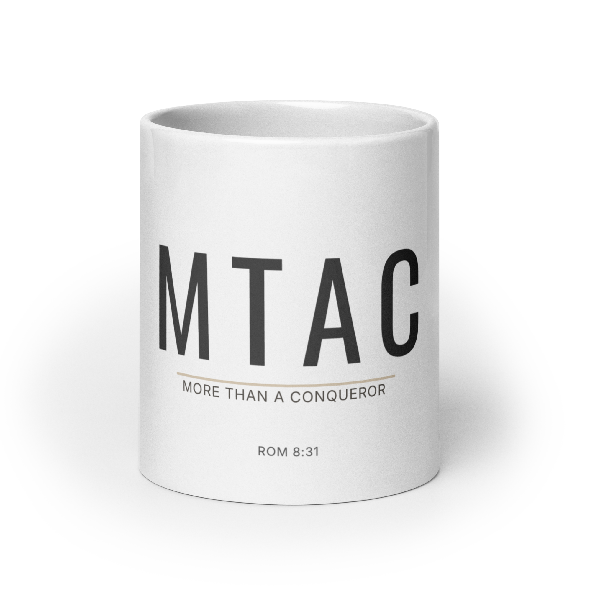 The Conqueror Mug (20 oz) - MTAC: More Than A Conqueror