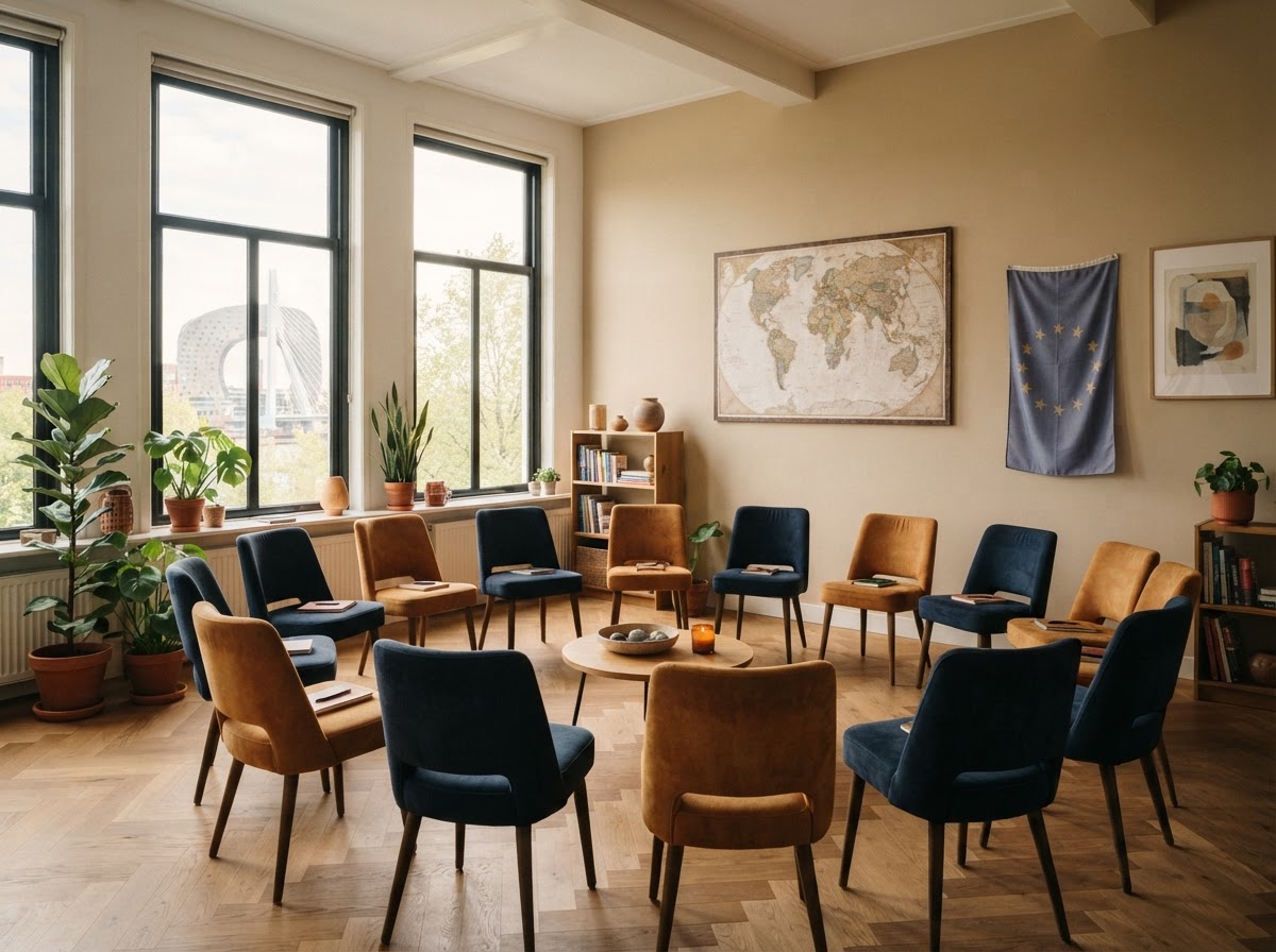 Ontmoetingsruimte van Smart Body & Mind in Rotterdam