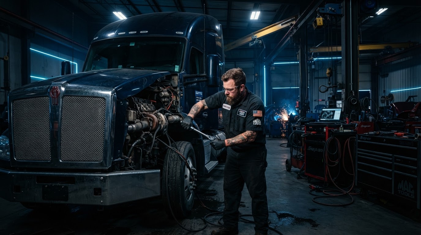 Diesel Engine Repair Workshop