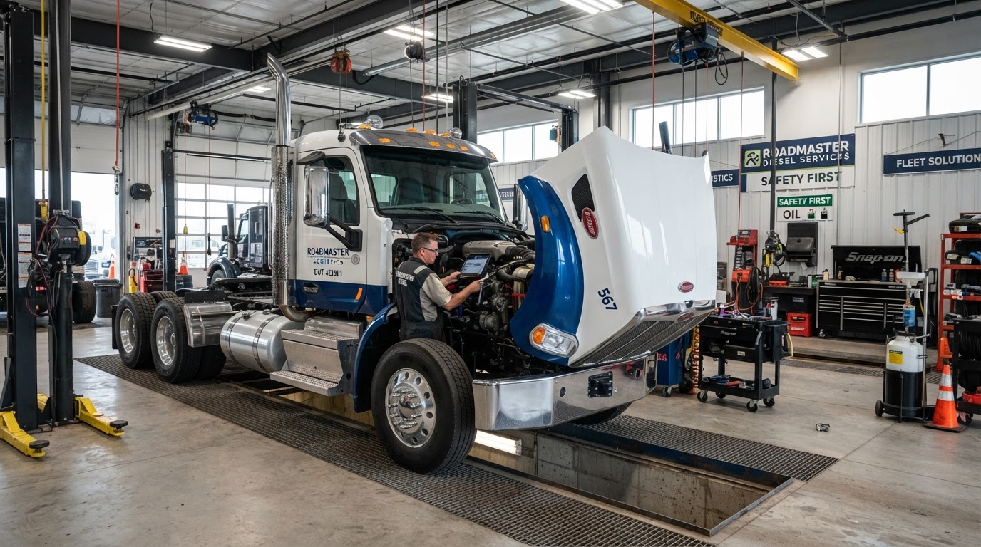 Truck on Lift