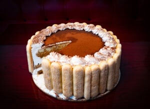 City Cafe layered cake slice