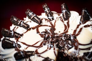 City Cafe chocolate cake slice