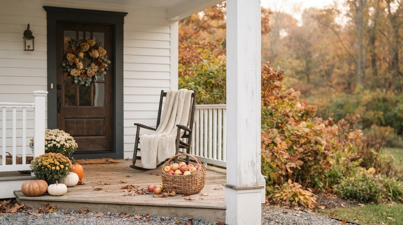 Delaware autumn porch