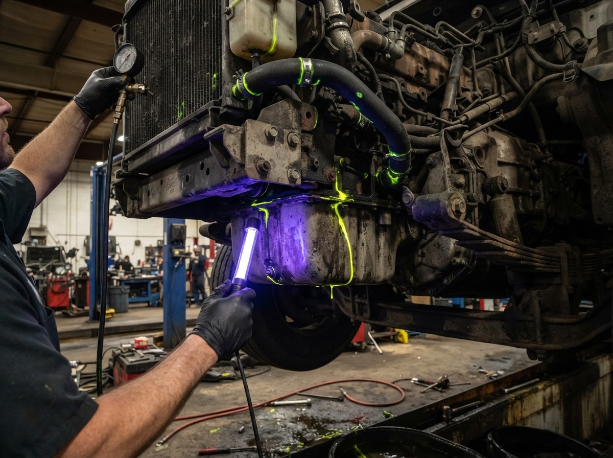 Truck Oil & Coolant Leaks