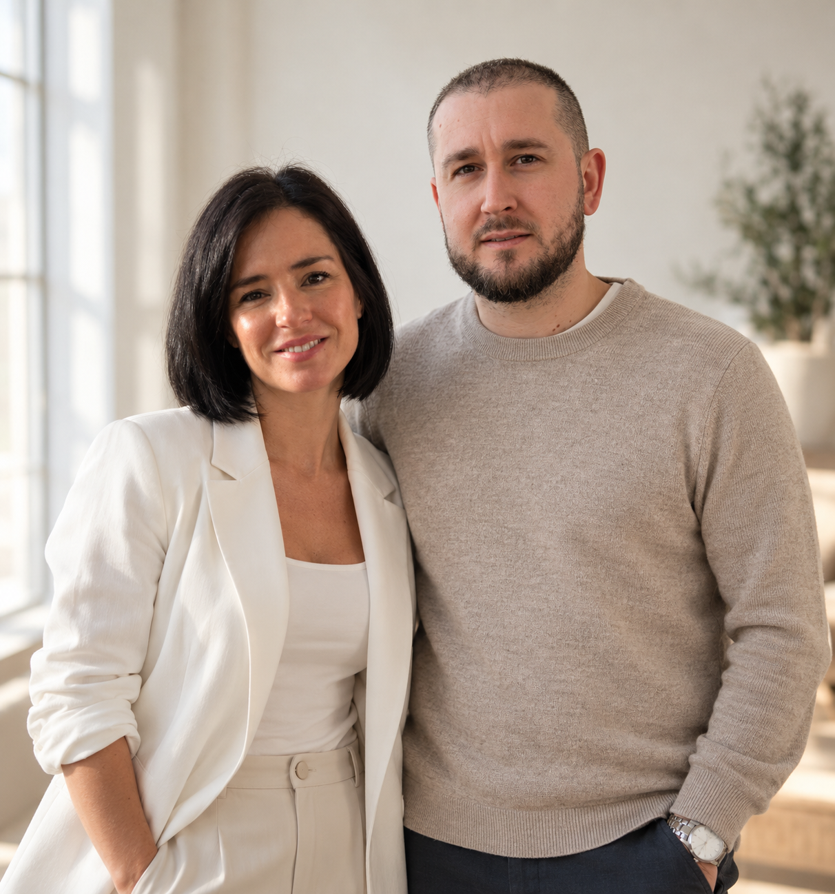 Cris y Dani, cofundadores de Reform-IA
