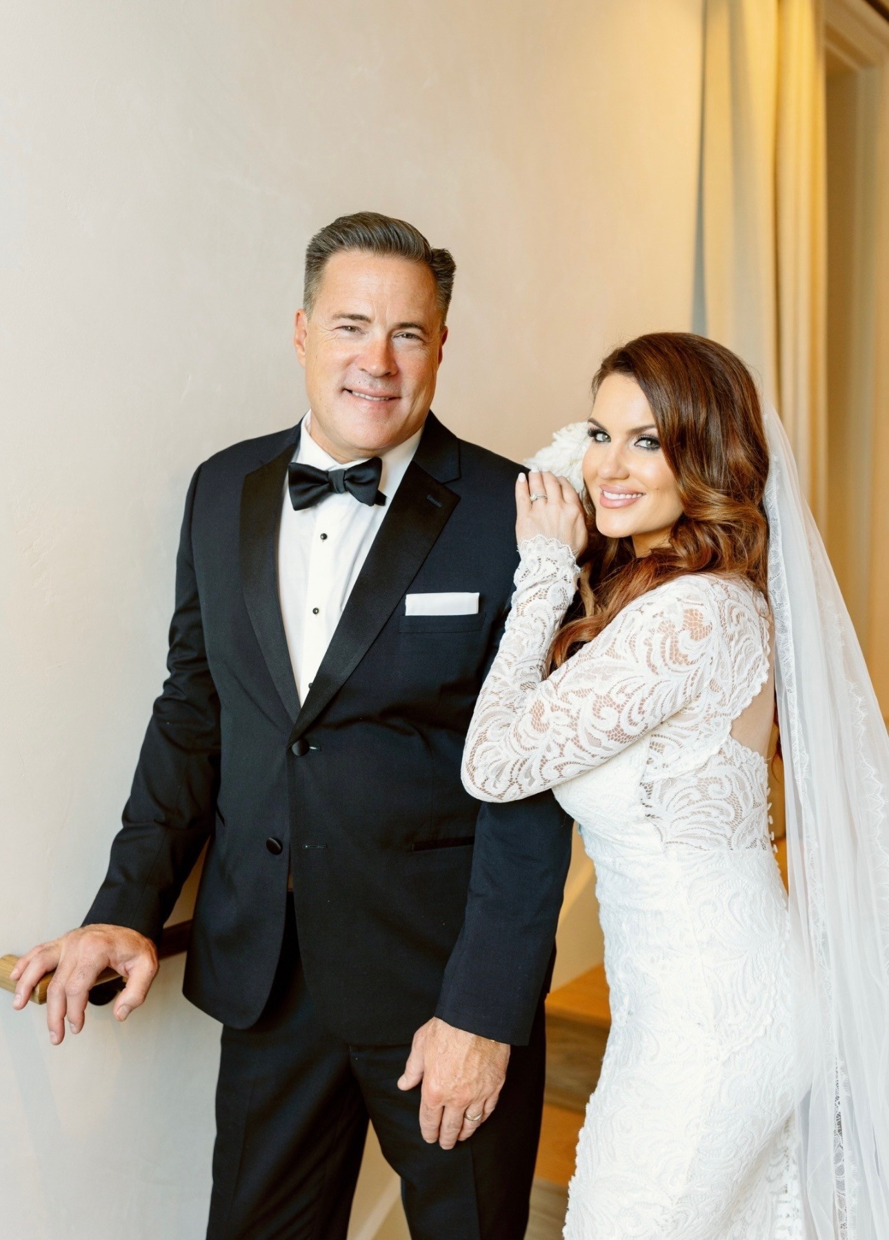 Jay and Melessa on their wedding day