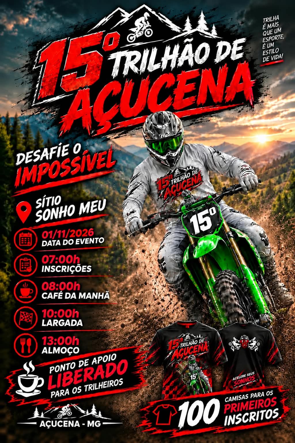 15º Trilhão de Açucena — Desafie o Impossível
