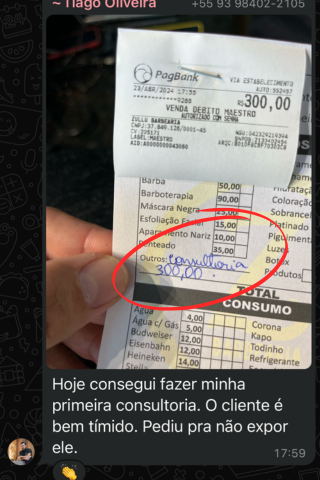 Comprovante de consultoria