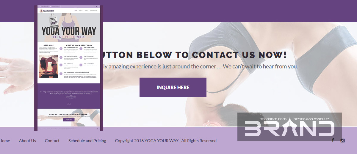 Yoga Your Way Studio & Booking Website