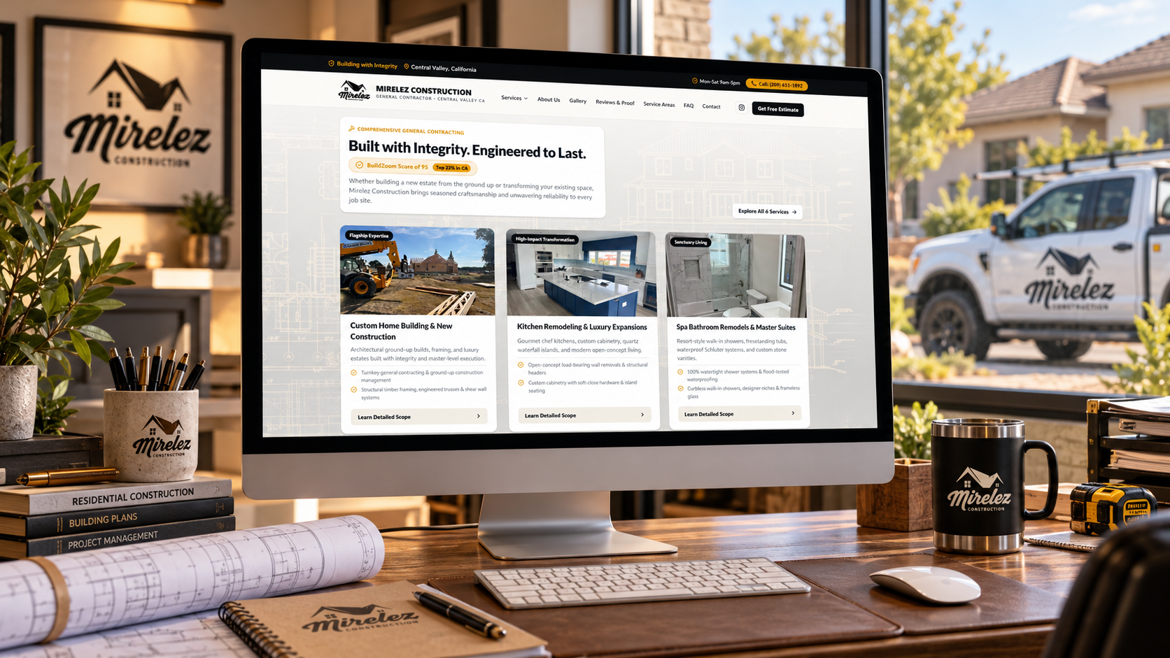 Mirelez Construction General Contractor Website