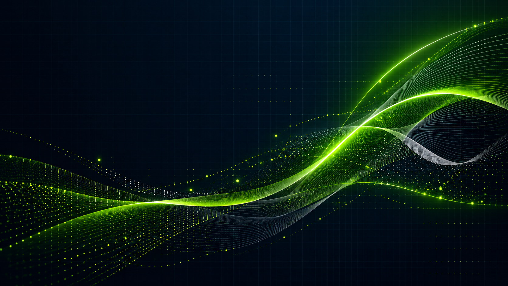 Brand Design Green Flow Graphic Background
