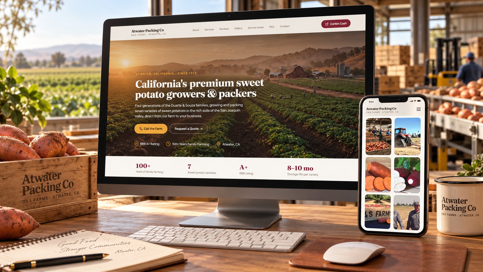 Atwater Packing Co. California Sweet Potato Growers & Packers Website