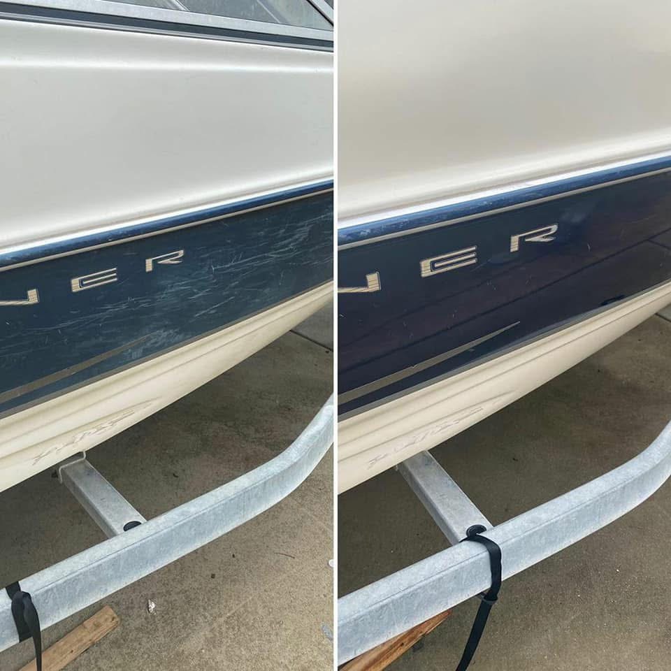 Marine Gelcoat Scratches & Oxidation Polish - After detailing
