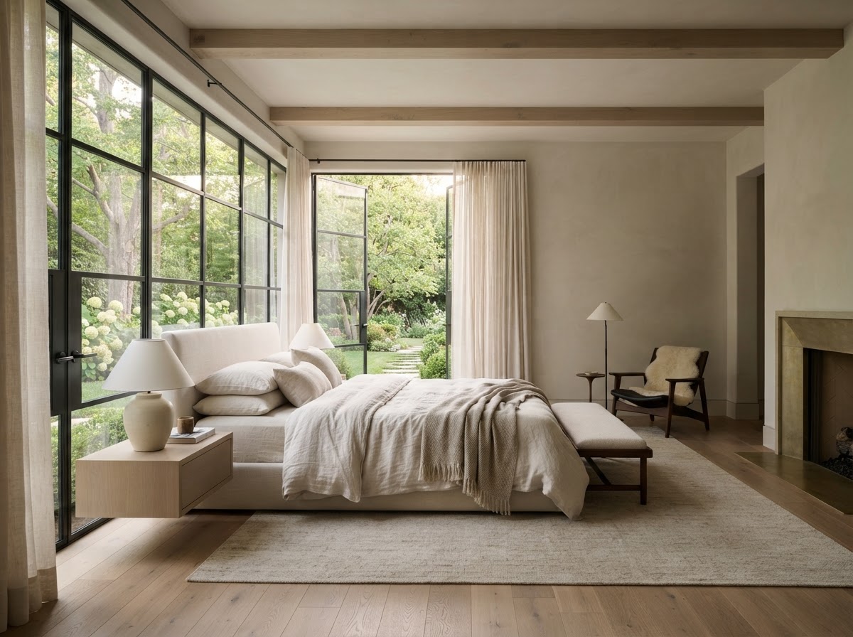 Primary bedroom suite custom tailored by ARKA Development