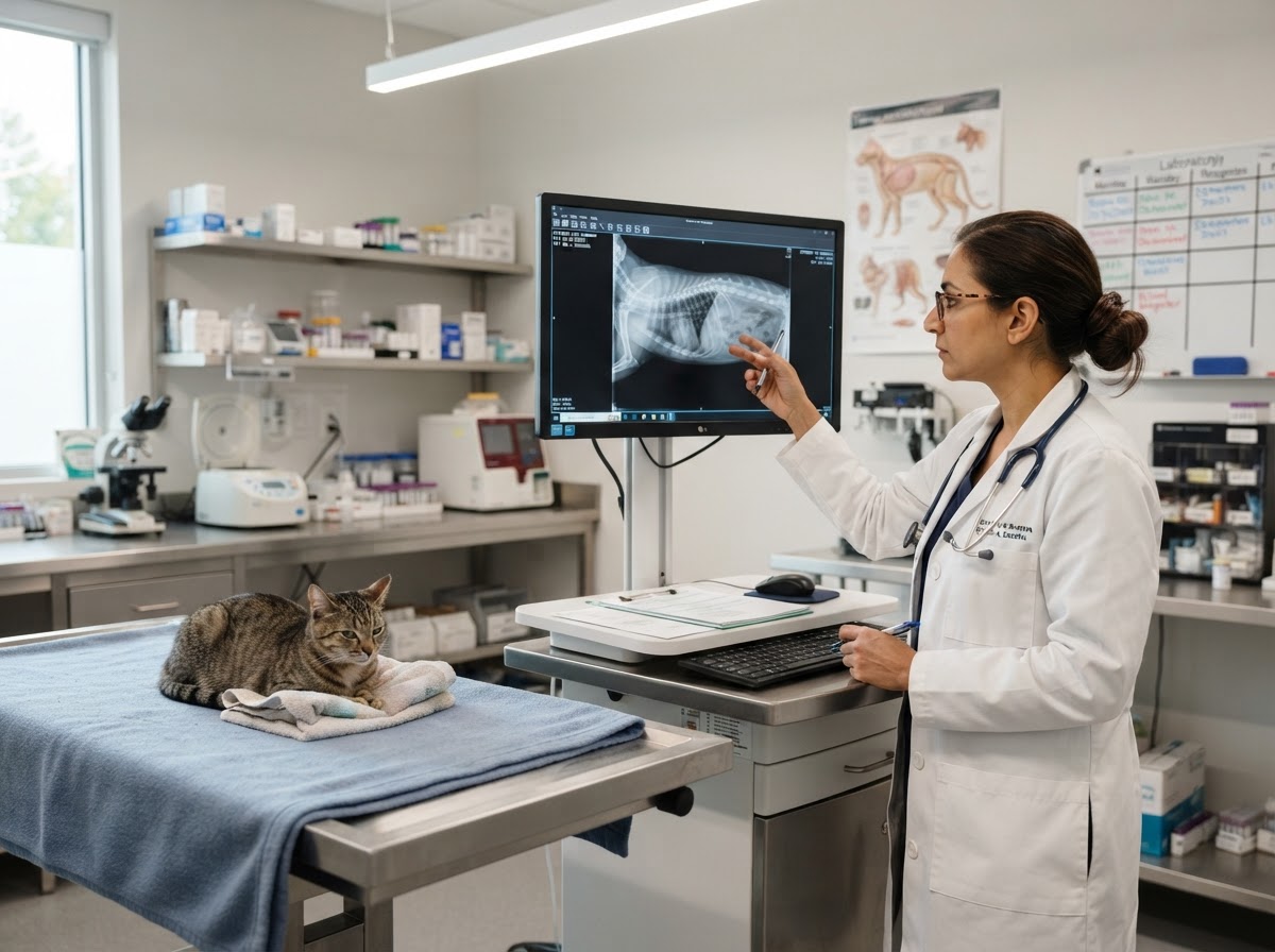 Equipo de diagnóstico veterinario en Medical Pets