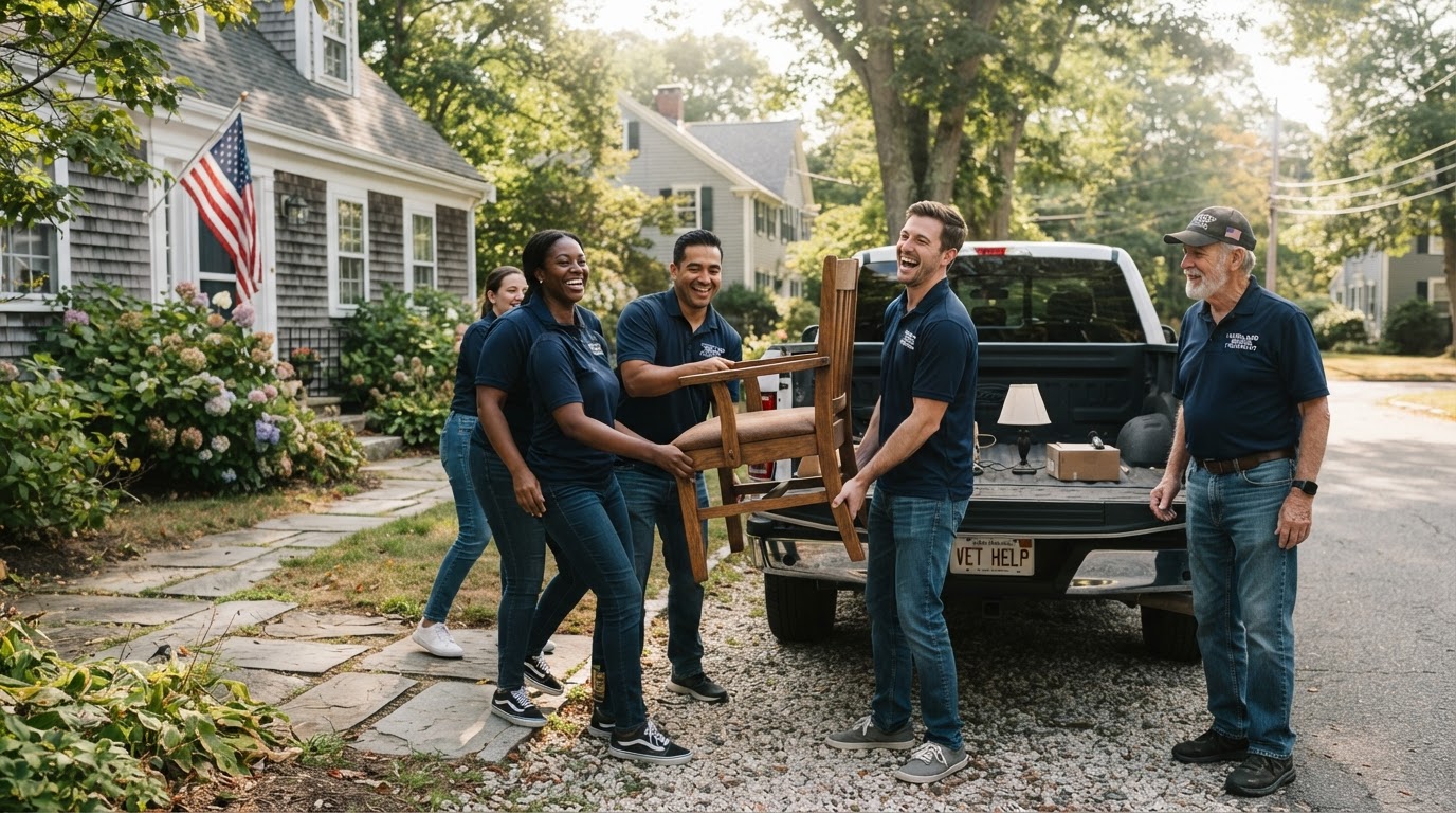 Homeland Heroes Foundation volunteers helping veterans in the community