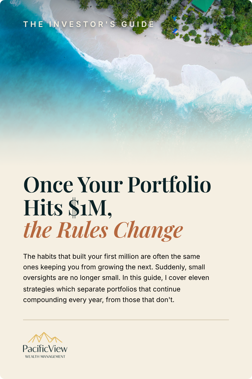 The Investor's Guide Cover - Once Your Portfolio Hits $1M, the Rules Change