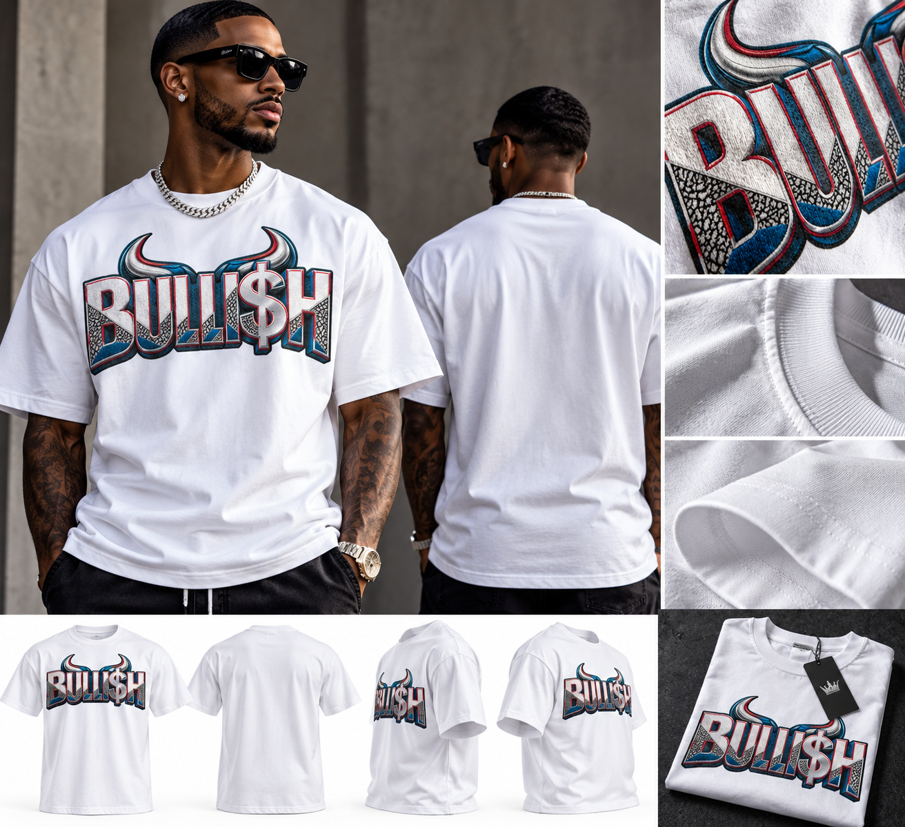 TrappingFX™ 'BULLI$H' Heavyweight Tee