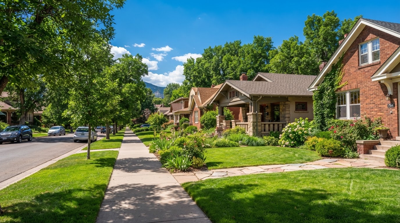 Denver residential neighborhood street