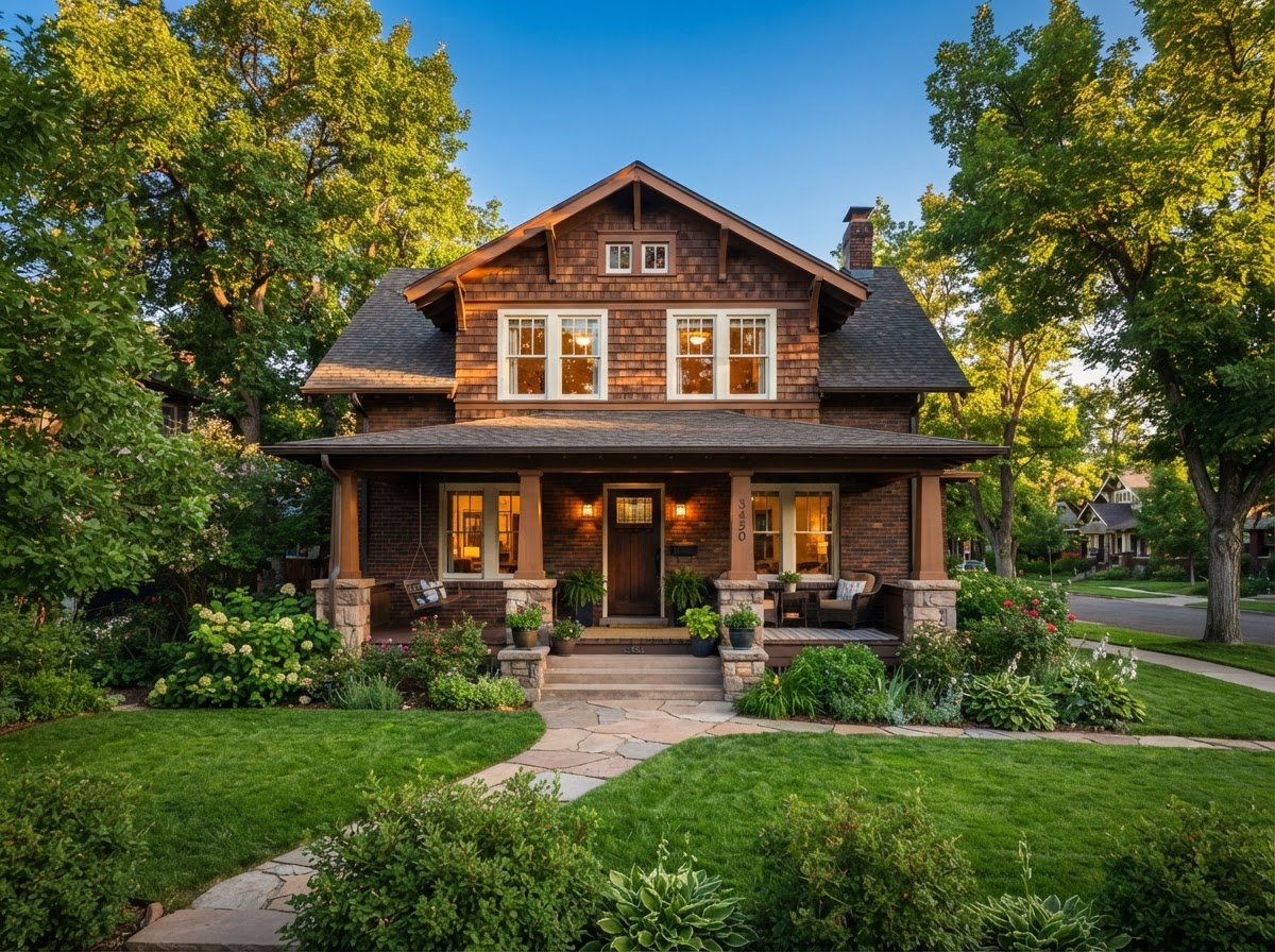 Beautiful Denver Colorado home exterior