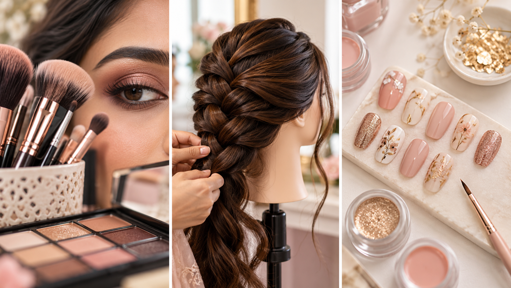 Overview of short-term courses: makeup artistry, hairstyling, and nail techniques