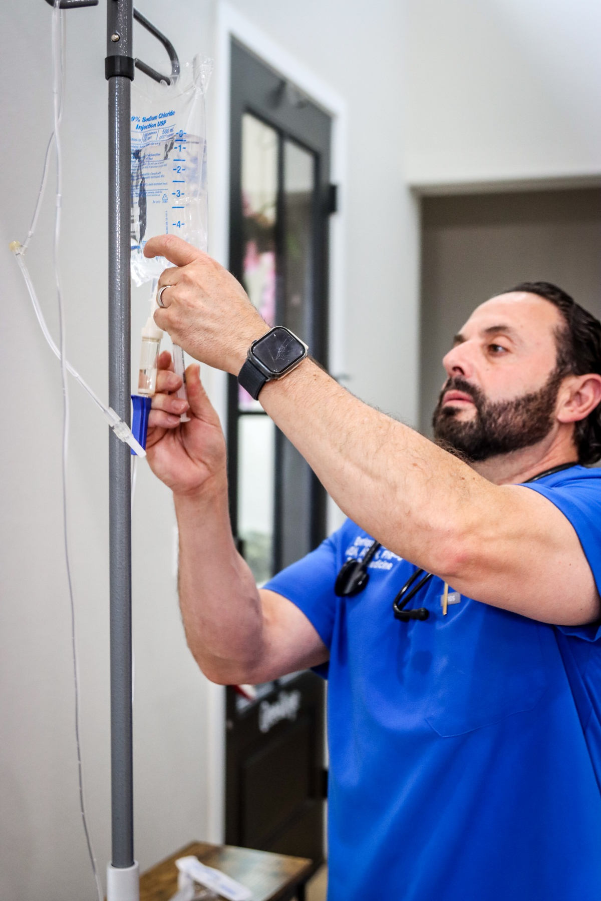 IV Hydration & Wellness therapy administered by Enrique Murguia, FNP-C