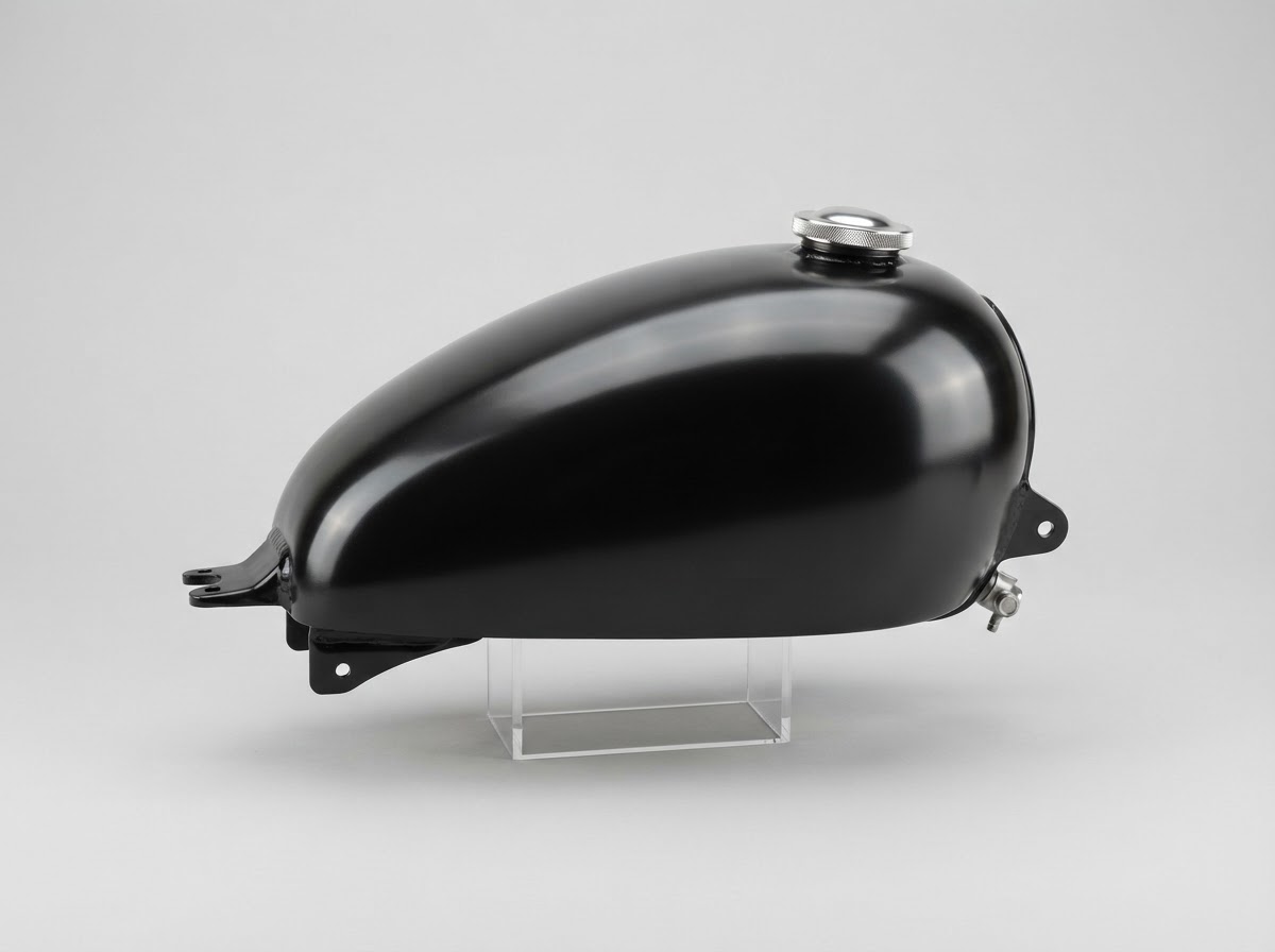 Bare motorcycle fuel tank transformed with custom hydrographic dips — Bare Tank