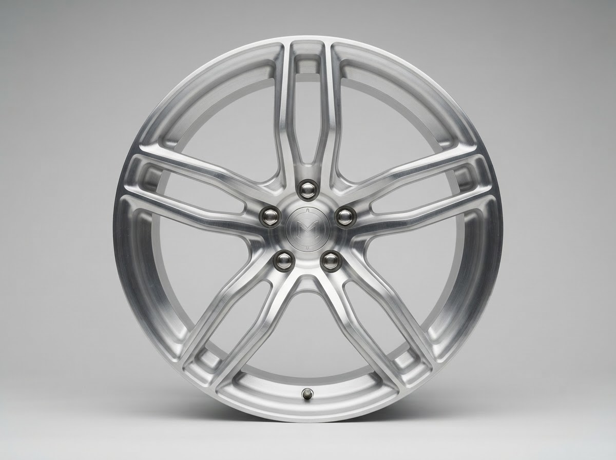 Alloy wheel HydroChrome finish preview — Bare Wheel