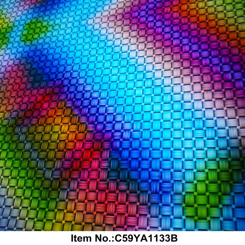 Prism Rainbow Carbon Basketweave