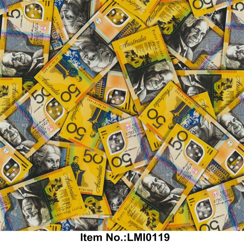 Australian $50 Note Money Pile