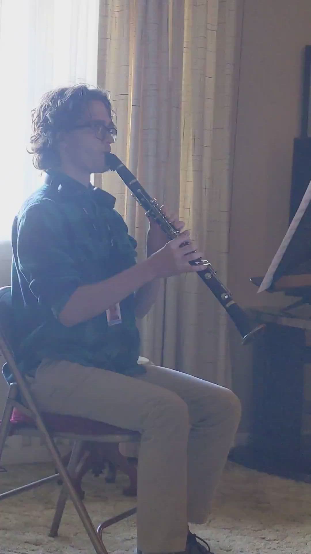 Clarinet student performance video - Clarinet Student Solo - Performance 2