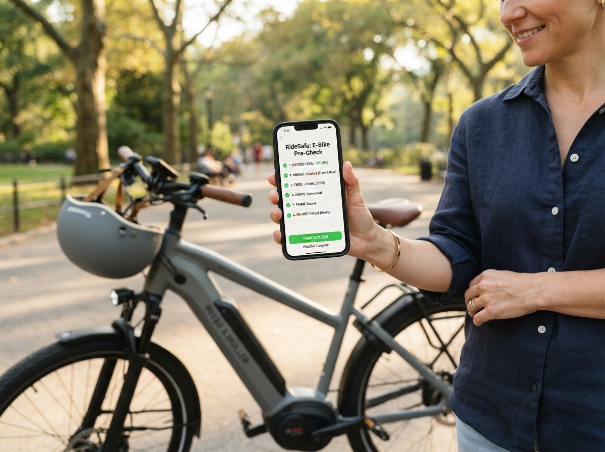 App checklist interface on smartphone