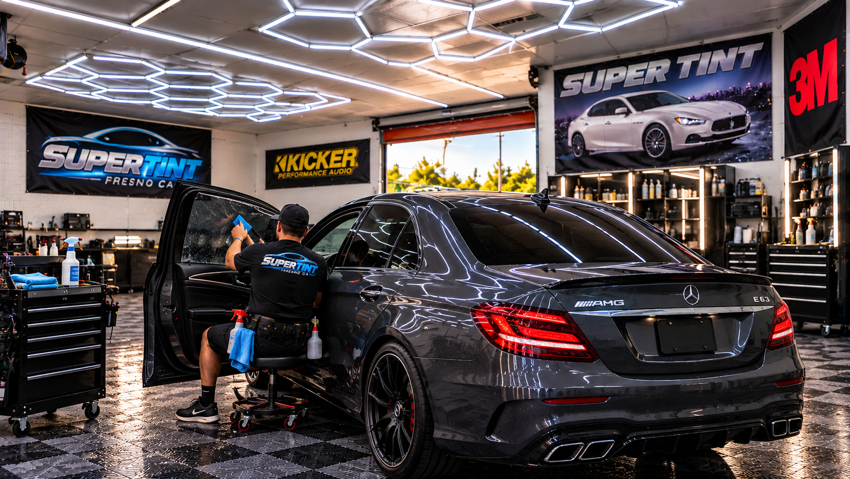 Ceramic Tint on Luxury Sedan