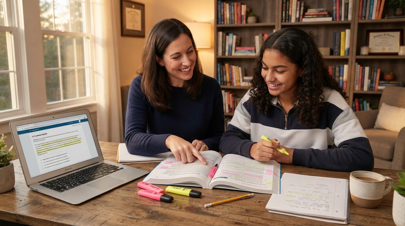 SAT Reading and Writing Tutor: Comprehension, Grammar, and Vocabulary